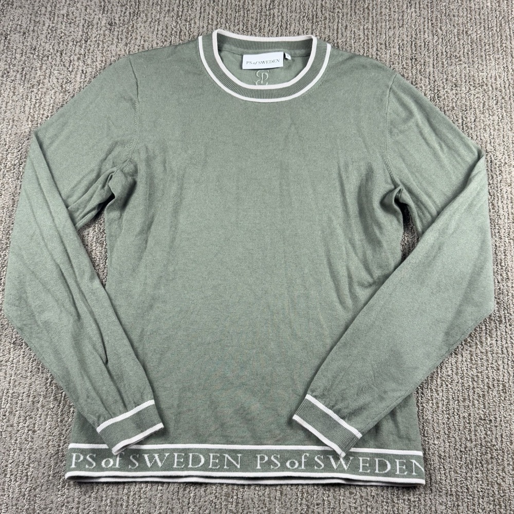 PS Of Sweden Womens M Silvia Knitted Sweater Long Sleeve Wool Blend Equestrian